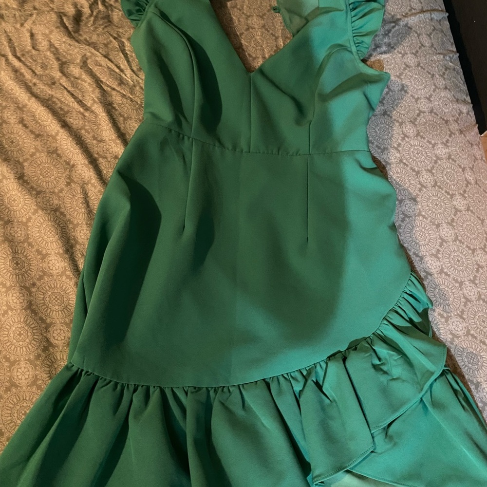 Classy Chic Boutique Green Mini Dress